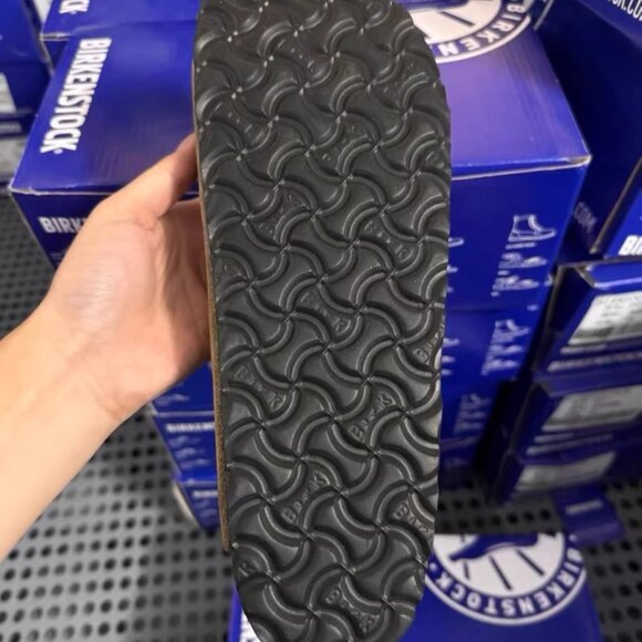 Birkenstock Arizona Suede Sandals – Taupe - Picture 4 of 5